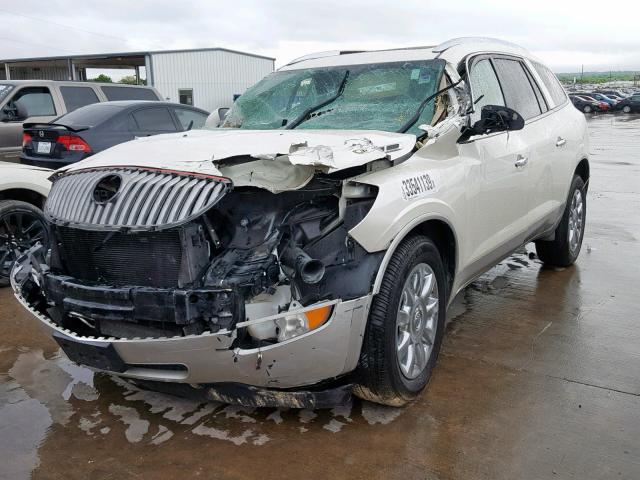 5GAKRCED5CJ390119 - 2012 BUICK ENCLAVE WHITE photo 2