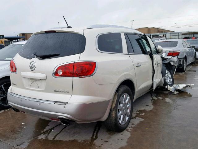 5GAKRCED5CJ390119 - 2012 BUICK ENCLAVE WHITE photo 4