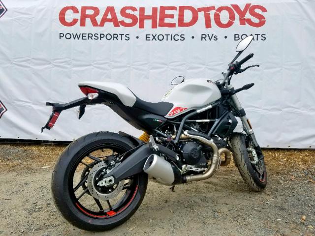 ML0MADBM3KT002767 - 2019 DUCATI MONSTER 79 WHITE photo 12