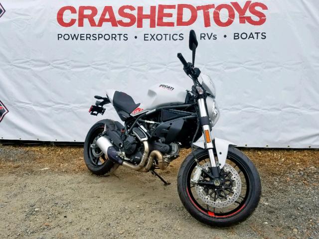 ML0MADBM3KT002767 - 2019 DUCATI MONSTER 79 WHITE photo 9