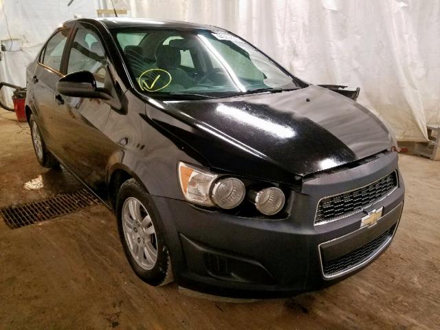 1G1JA5SH5C4189378 - 2012 CHEVROLET SONIC LS BLACK photo 1