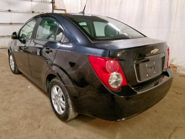 1G1JA5SH5C4189378 - 2012 CHEVROLET SONIC LS BLACK photo 3