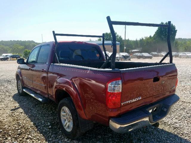 5TBET34156S521893 - 2006 TOYOTA TUNDRA DOU MAROON photo 3