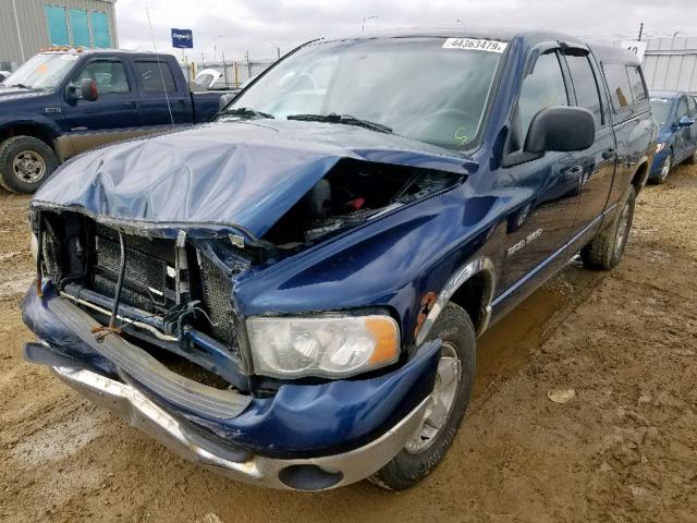 1D7HA18N35J612819 - 2005 DODGE RAM 1500 S BLUE photo 2