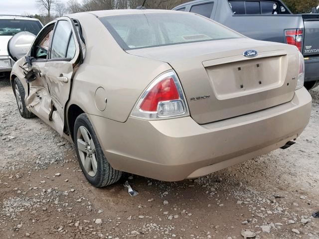 3FAHP07Z18R109698 - 2008 FORD FUSION SE TAN photo 3