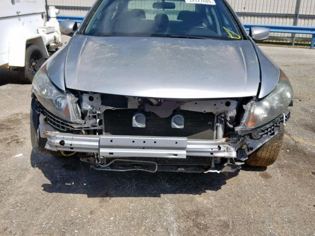 1HGCP2F38AA180282 - 2010 HONDA ACCORD LX SILVER photo 9