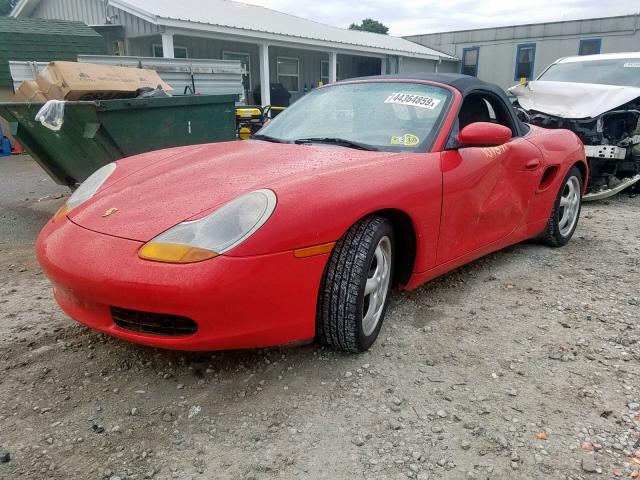 WP0CA2981XU626206 - 1999 PORSCHE BOXSTER RED photo 2