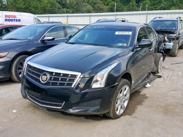 1G6AG5RX9E0122377 - 2014 CADILLAC ATS BLACK photo 2