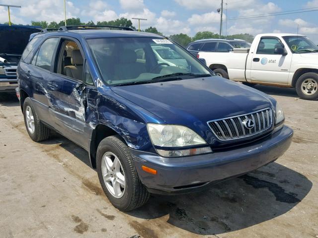 JTJHF10UX20268841 - 2002 LEXUS RX 300 BLUE photo 1