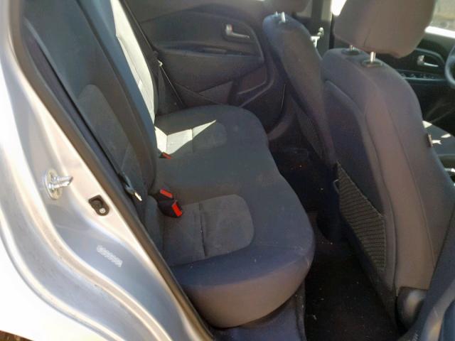 KNADM4A31E6332214 - 2014 KIA RIO LX SILVER photo 6