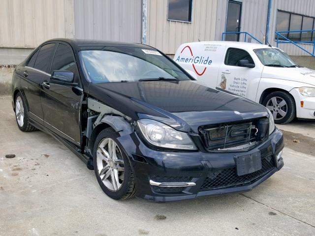 WDDGF4HB5DA824737 - 2013 MERCEDES-BENZ C 250 BLACK photo 1