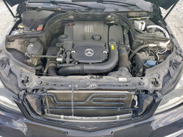 WDDGF4HB5DA824737 - 2013 MERCEDES-BENZ C 250 BLACK photo 7