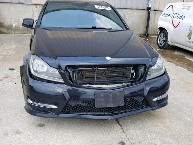 WDDGF4HB5DA824737 - 2013 MERCEDES-BENZ C 250 BLACK photo 9