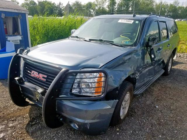 1GKUKKE36AR259152 - 2010 GMC YUKON XL K GREEN photo 2