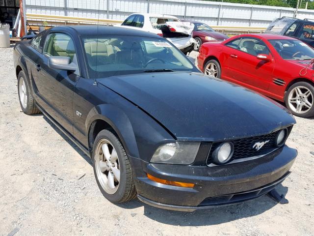 1ZVHT82H075245645 - 2007 FORD MUSTANG GT BLACK photo 1