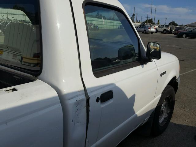 1FTYR10U31PB30753 - 2001 FORD RANGER WHITE photo 9