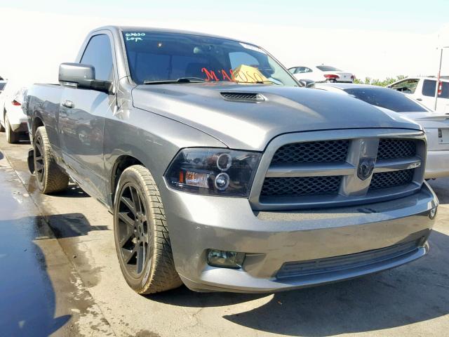 3C6JD6CT5CG108462 - 2012 DODGE RAM 1500 S CHARCOAL photo 1