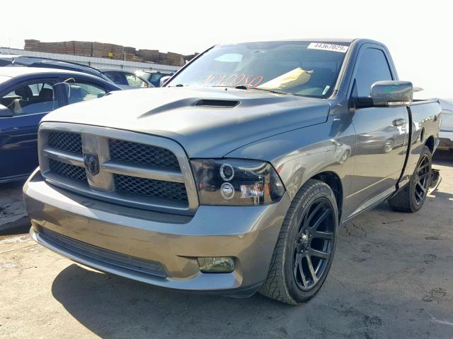 3C6JD6CT5CG108462 - 2012 DODGE RAM 1500 S CHARCOAL photo 2