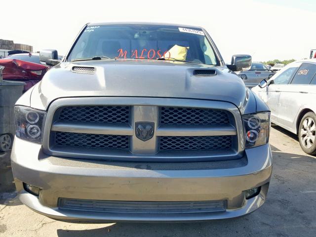 3C6JD6CT5CG108462 - 2012 DODGE RAM 1500 S CHARCOAL photo 9