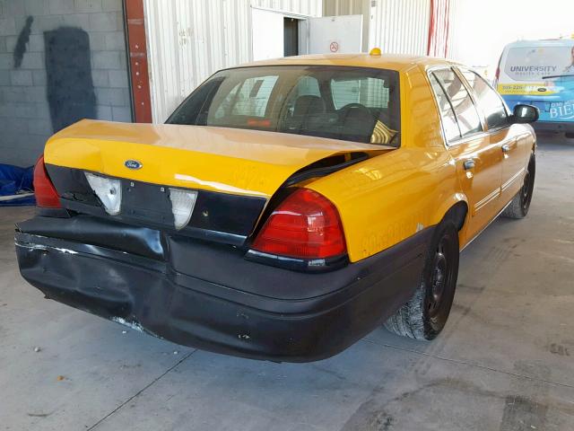 2FABP7BV5AX112517 - 2010 FORD CROWN VICT YELLOW photo 4