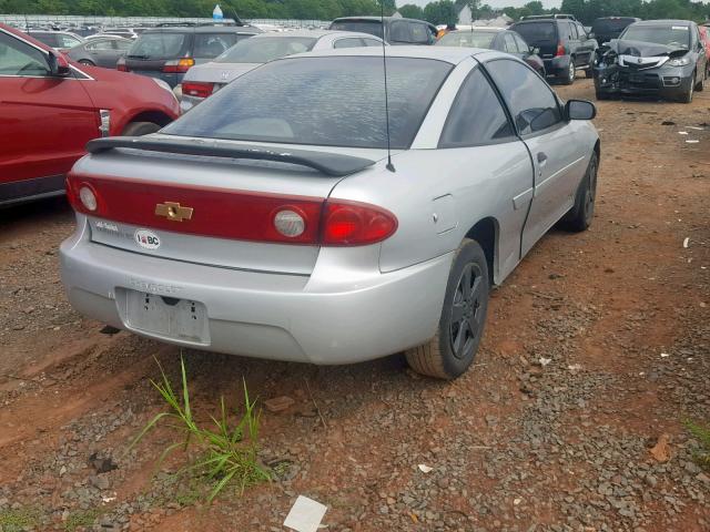 1G1JF12FX47304002 - 2004 CHEVROLET CAVALIER L SILVER photo 4