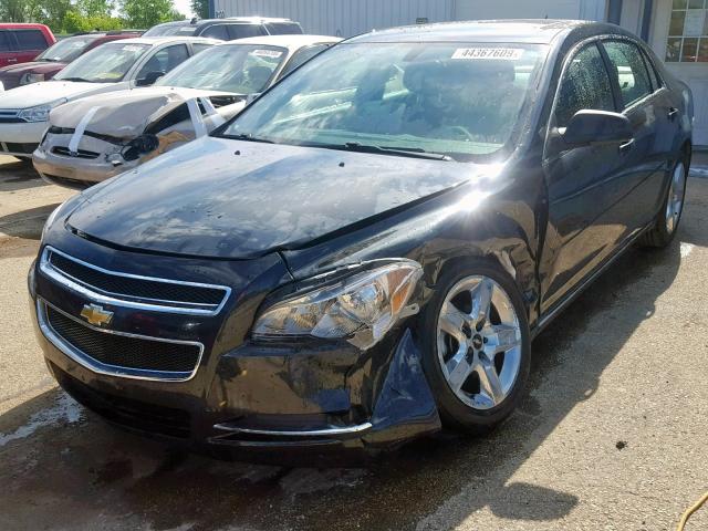 1G1ZC5EB3AF266870 - 2010 CHEVROLET MALIBU 1LT 黑色 照片 2