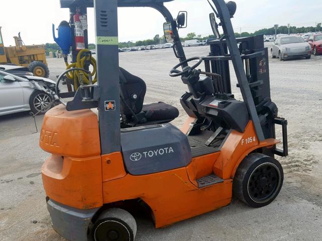 85425 - 2004 TOYOTA FORKLIFT ORANGE photo 9