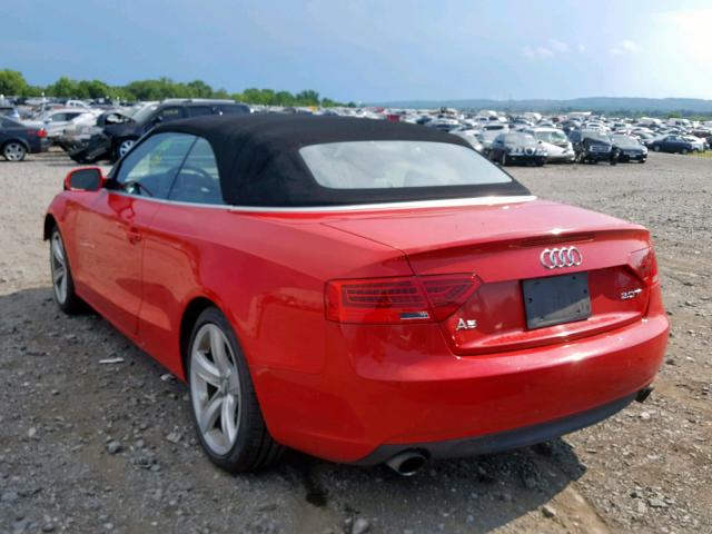 WAULFAFH6EN006214 - 2014 AUDI A5 PREMIUM RED photo 3