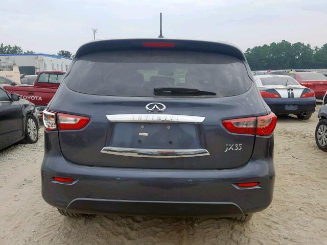 5N1AL0MM1DC327774 - 2013 INFINITI JX35 GRAY photo 9