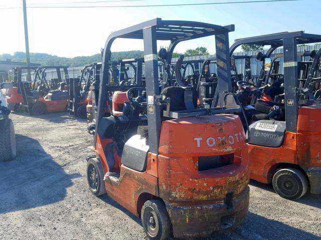 98164 - 2007 TOYOTA FORKLIFT ORANGE photo 3