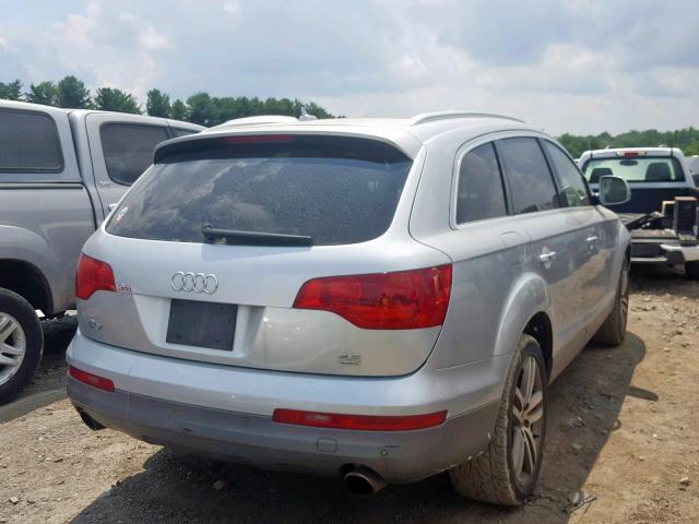 WA1BV74L17D046909 - 2007 AUDI Q7 4.2 QUA SILVER photo 4