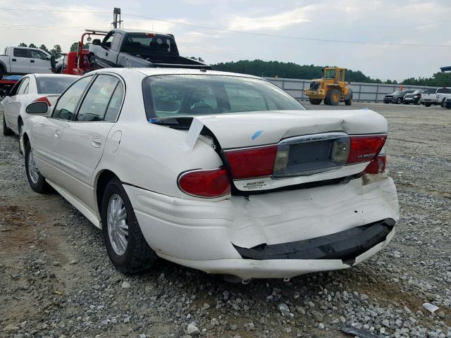 1G4HP52K95U200574 - 2005 BUICK LESABRE CU WHITE photo 3