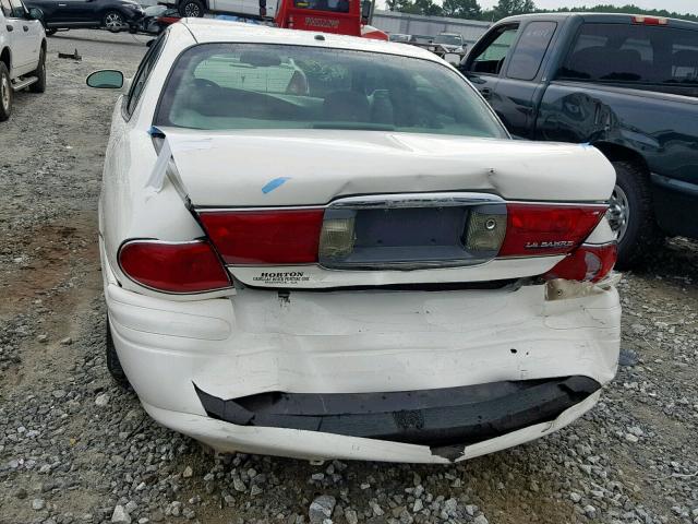 1G4HP52K95U200574 - 2005 BUICK LESABRE CU WHITE photo 9