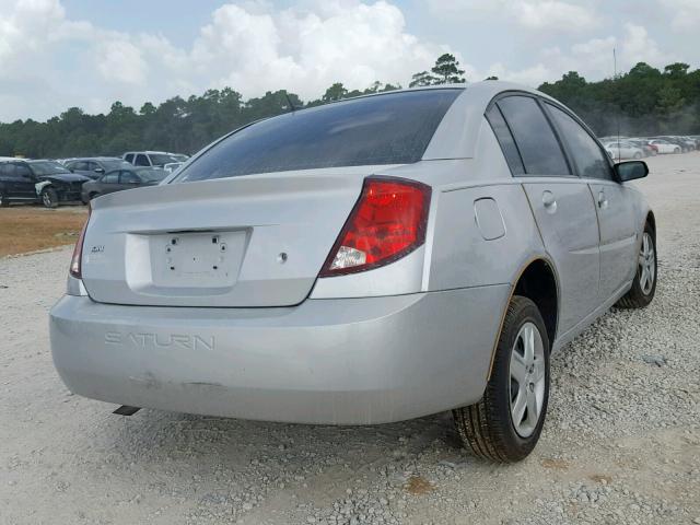1G8AJ55F77Z106778 - 2007 SATURN ION LEVEL SILVER photo 4