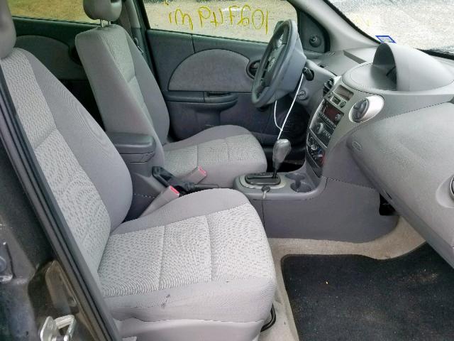 1G8AJ55F77Z106778 - 2007 SATURN ION LEVEL SILVER photo 5