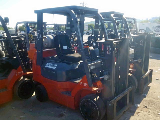 90319 - 2005 TOYOTA FORKLIFT ORANGE photo 1