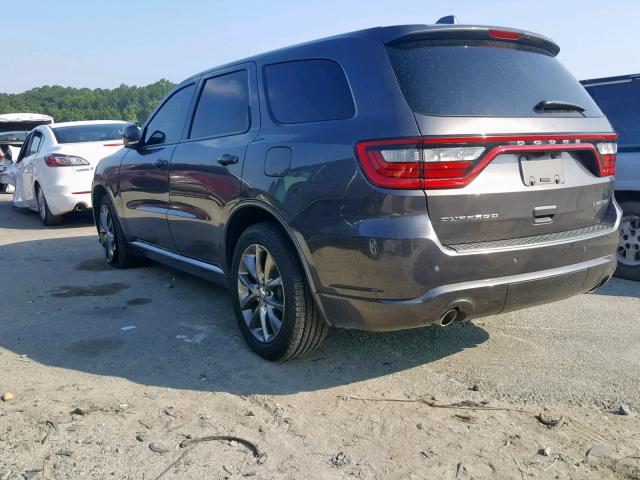 1C4RDHDG4EC592106 - 2014 DODGE DURANGO LI GRAY photo 3