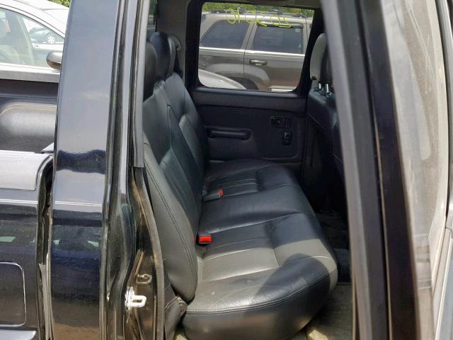 1N6ED27TX4C431789 - 2004 NISSAN FRONTIER C BLACK photo 6