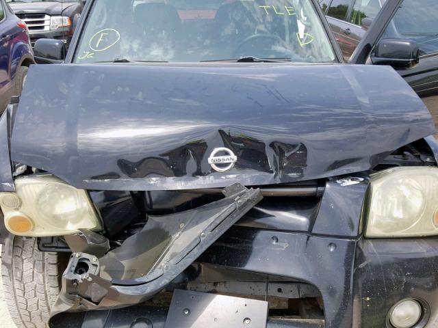 1N6ED27TX4C431789 - 2004 NISSAN FRONTIER C BLACK photo 7