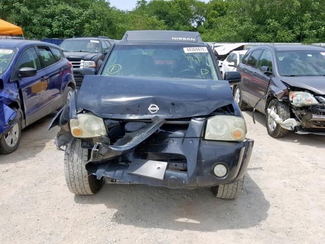 1N6ED27TX4C431789 - 2004 NISSAN FRONTIER C BLACK photo 9