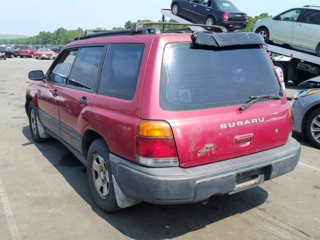 JF1SF6356XH735083 - 1999 SUBARU FORESTER L RED photo 3