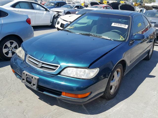 19UYA2249VL002106 - 1997 ACURA 3.0CL GREEN photo 2