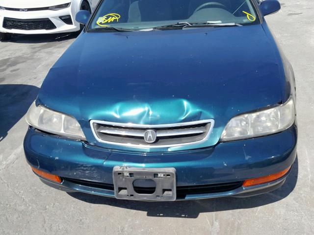 19UYA2249VL002106 - 1997 ACURA 3.0CL Կանաչ լուսանկար 9