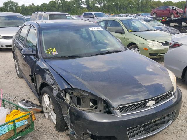 2G1WC5E36D1184624 - 2013 CHEVROLET IMPALA LTZ BLACK photo 1