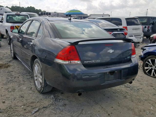 2G1WC5E36D1184624 - 2013 CHEVROLET IMPALA LTZ BLACK photo 3