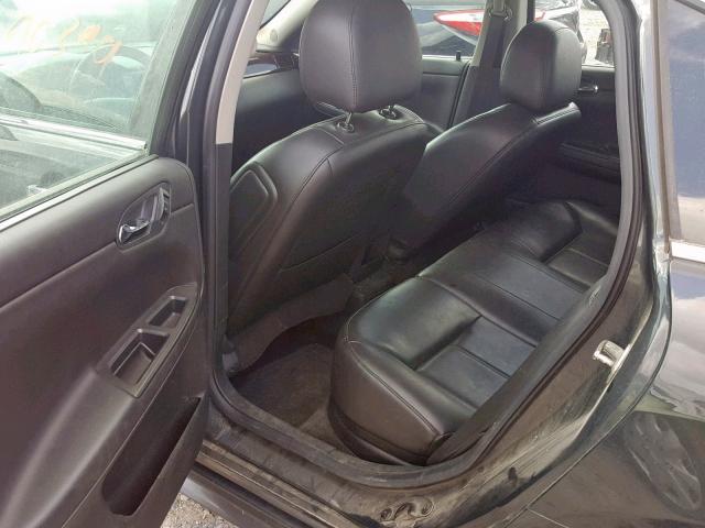 2G1WC5E36D1184624 - 2013 CHEVROLET IMPALA LTZ BLACK photo 6