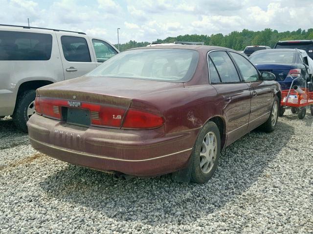 2G4WB52K8X1466785 - 1999 BUICK REGAL LS BURGUNDY photo 4