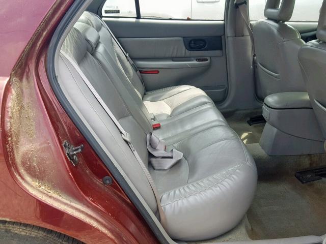 2G4WB52K8X1466785 - 1999 BUICK REGAL LS BURGUNDY photo 6