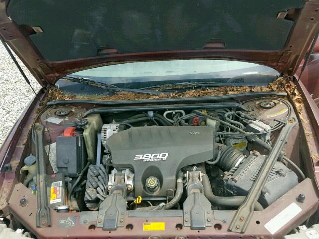 2G4WB52K8X1466785 - 1999 BUICK REGAL LS BURGUNDY photo 7