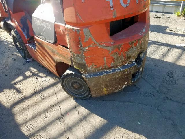 87901 - 2004 TOYOTA FORKLIFT ORANGE photo 9